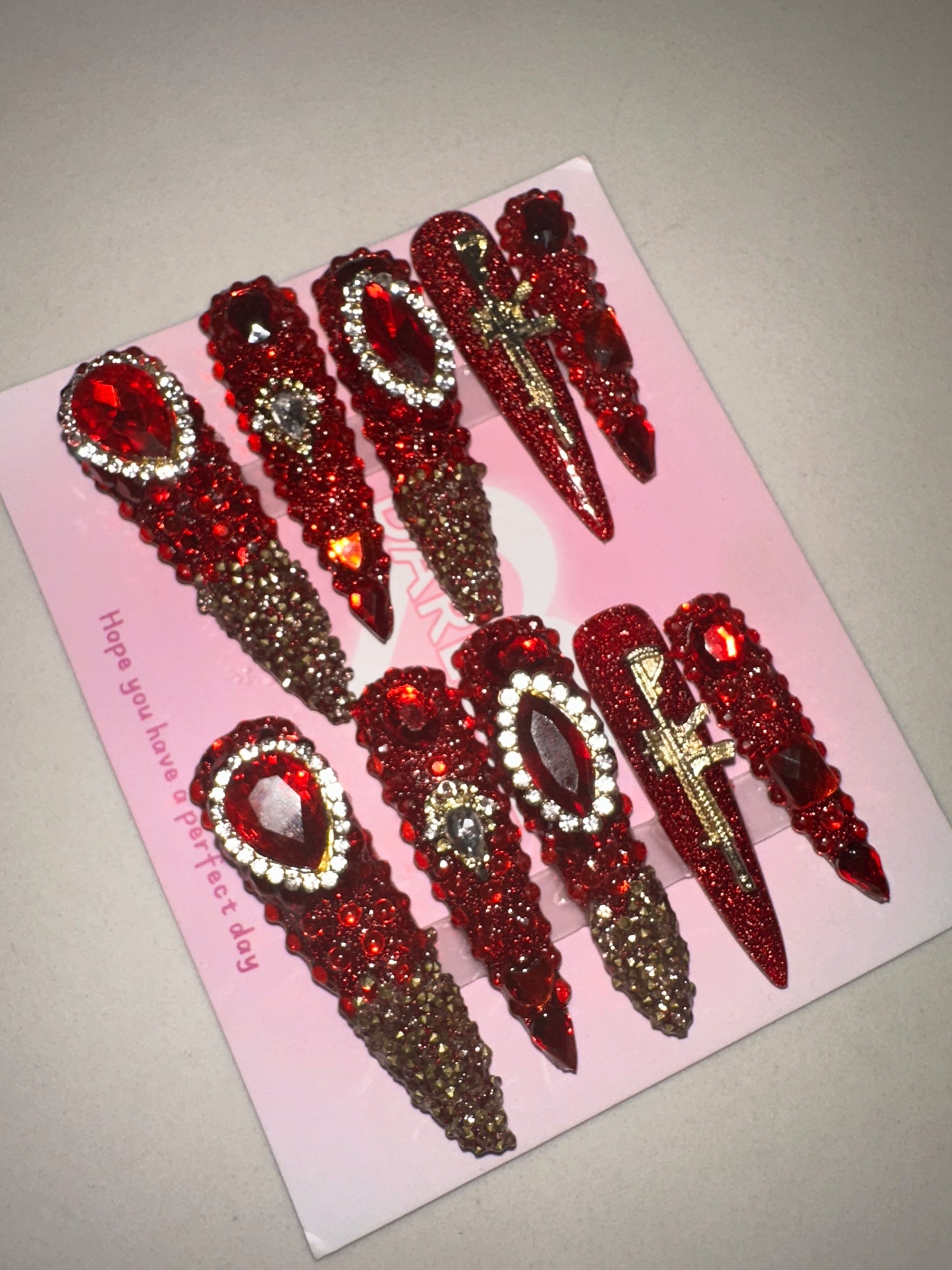 Red Glitter Guns