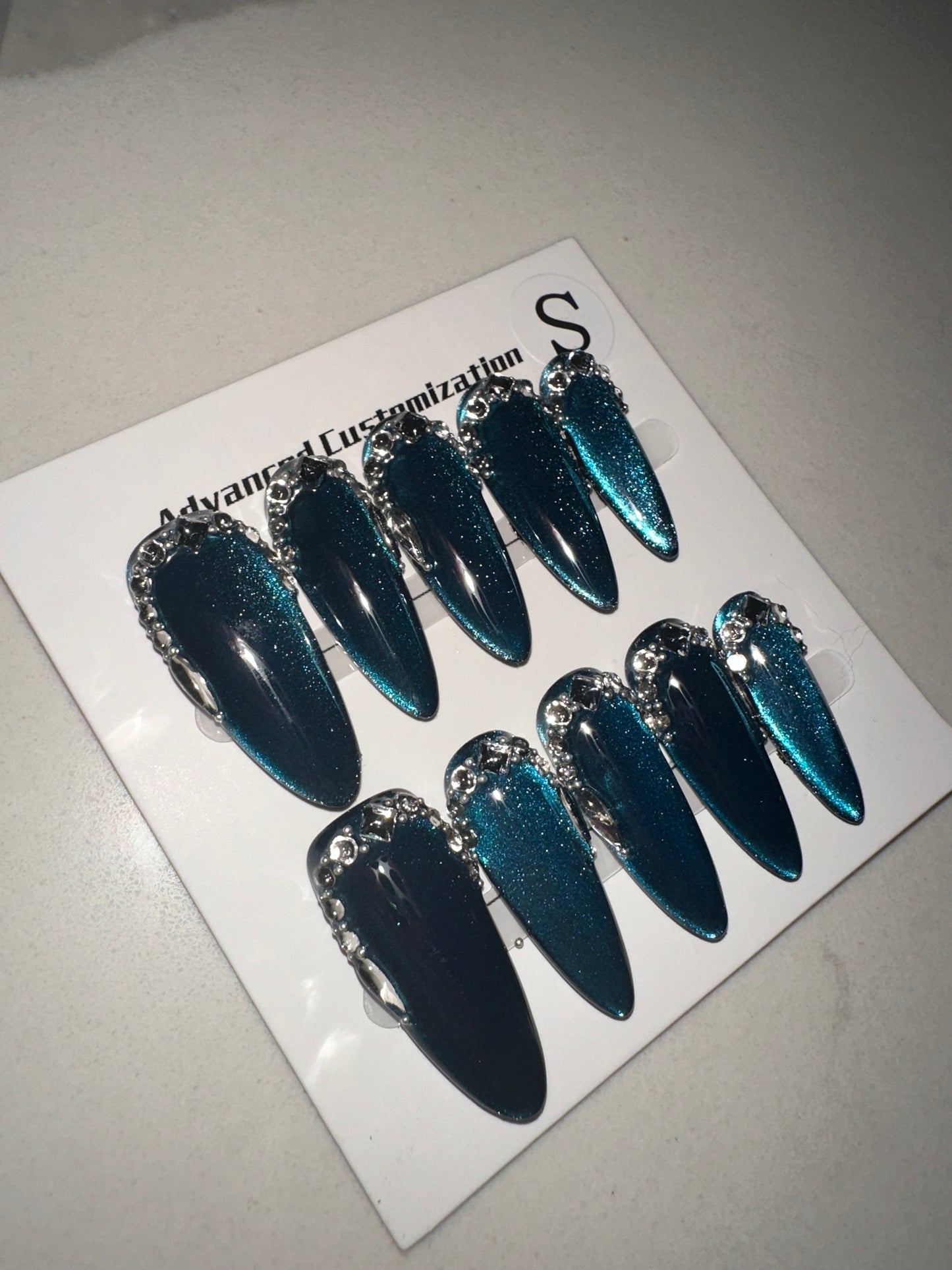 Teal Cat Eye