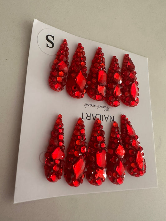 Red Short Stiletto