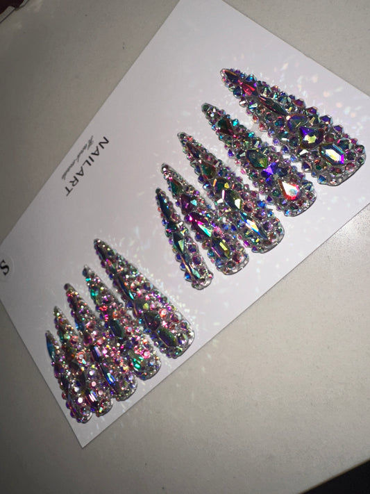 Jewel rhinestone Stiletto